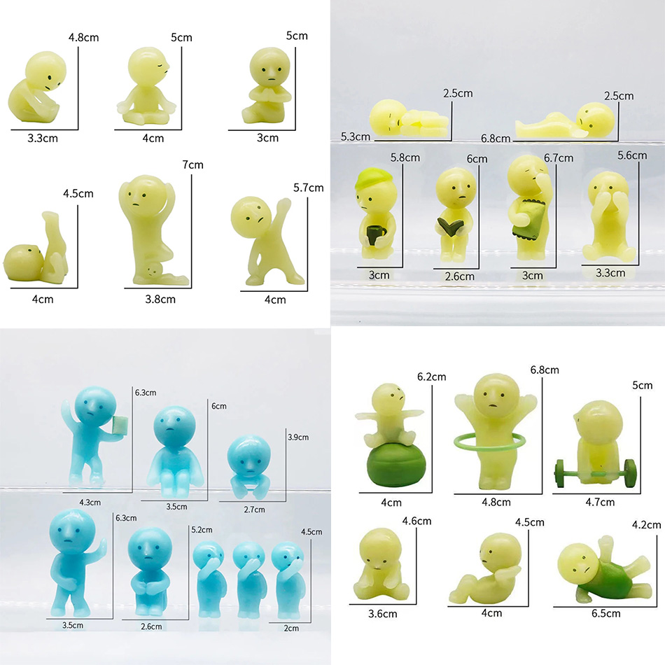 Yoga Fitness First - Série de Mini Figuras que Brilham