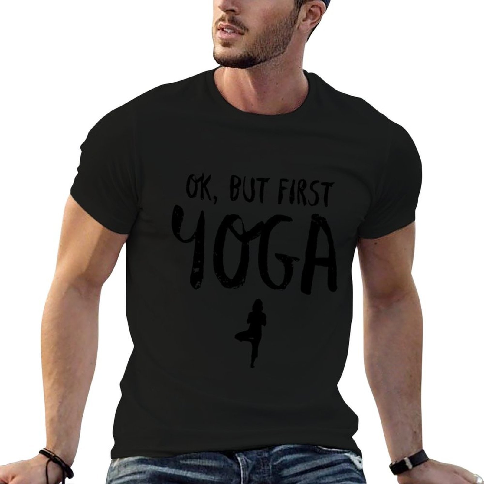 Yoga Fitness First - Camiseta Engraçada para Amantes de Yoga