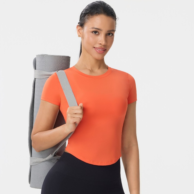 Camisetas Esportivas Femininas - Yoga Fitness Top avaliação e preço
