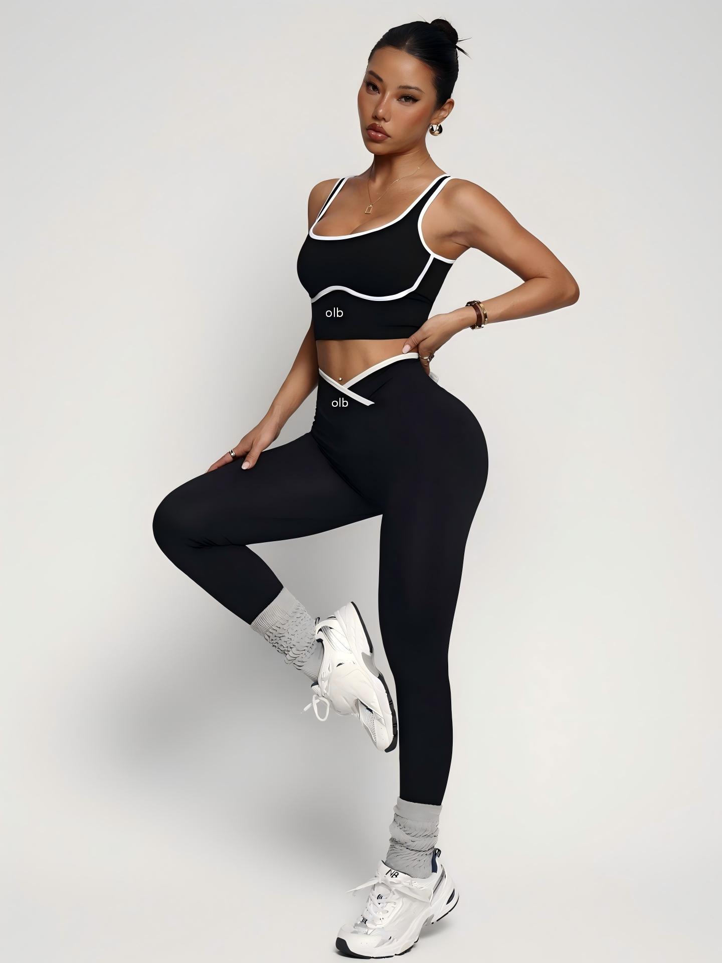 Conjunto de roupa fitness de 2 - Yoga Fitness Top avaliação e preço