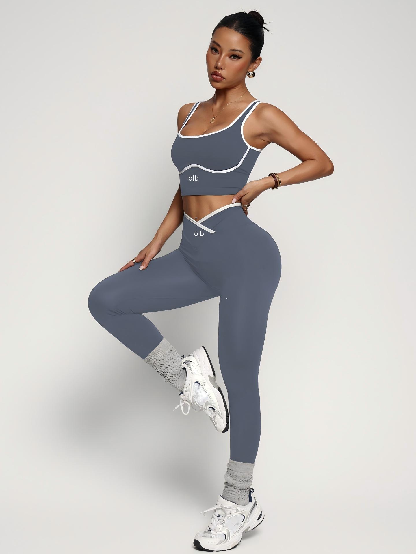 Conjunto de roupa fitness de 2 - Yoga Fitness Top avaliação e preço