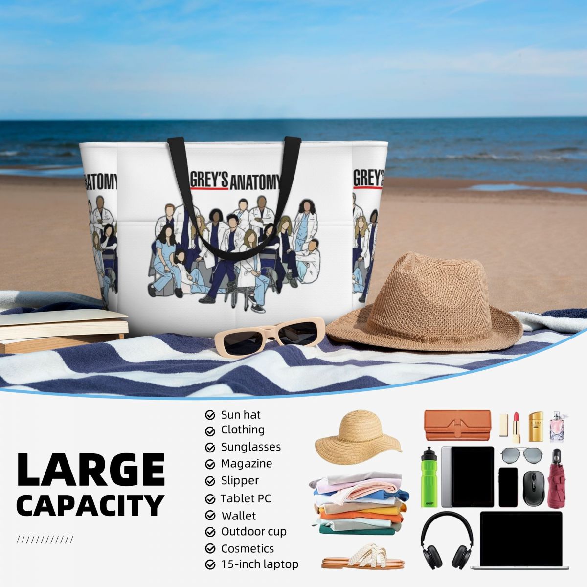 Greys Anatomy Seasons Beach To - Yoga Anatomy Of Fitness avaliação e preço