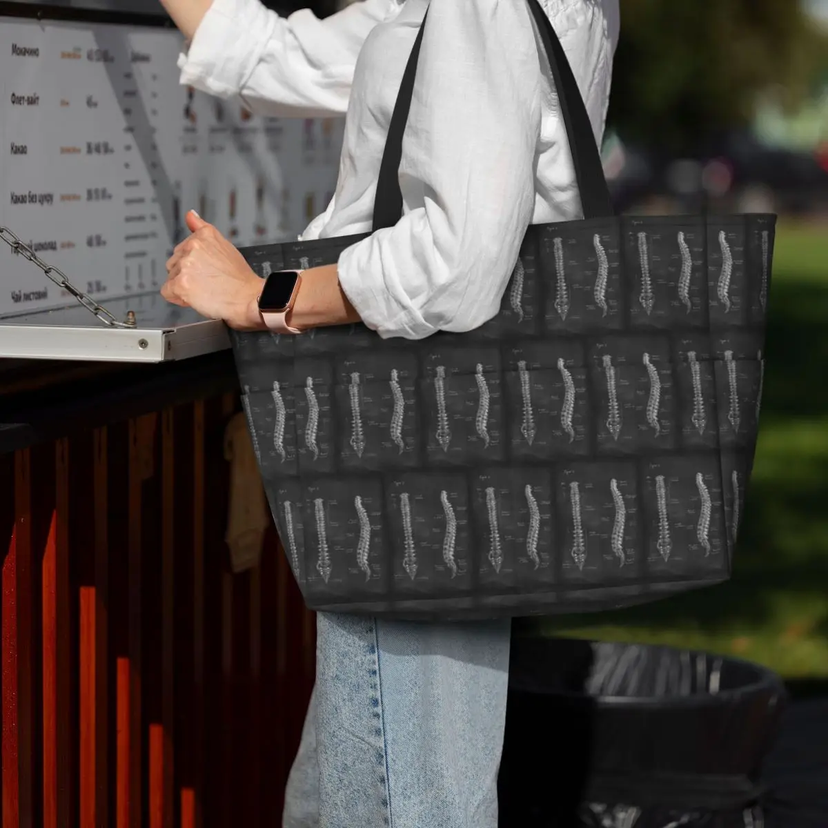 Bolsa tote grande para praia,  - Yoga Anatomy Of Fitness avaliação e preço