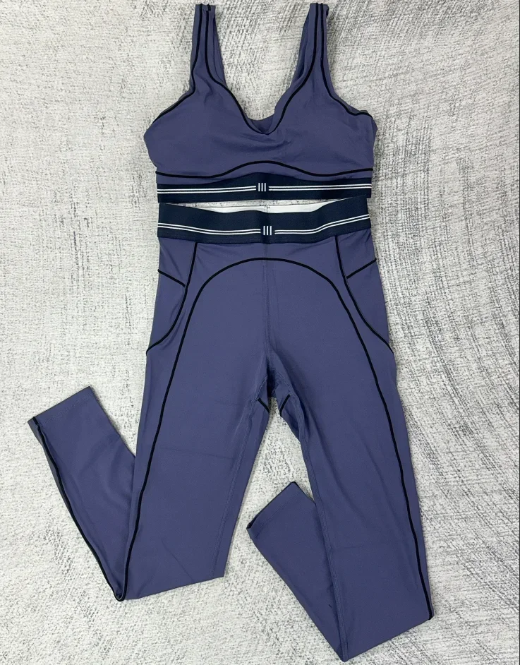 Conjunto de Top e Calças em Du - Yoga Fitness Top avaliação e preço