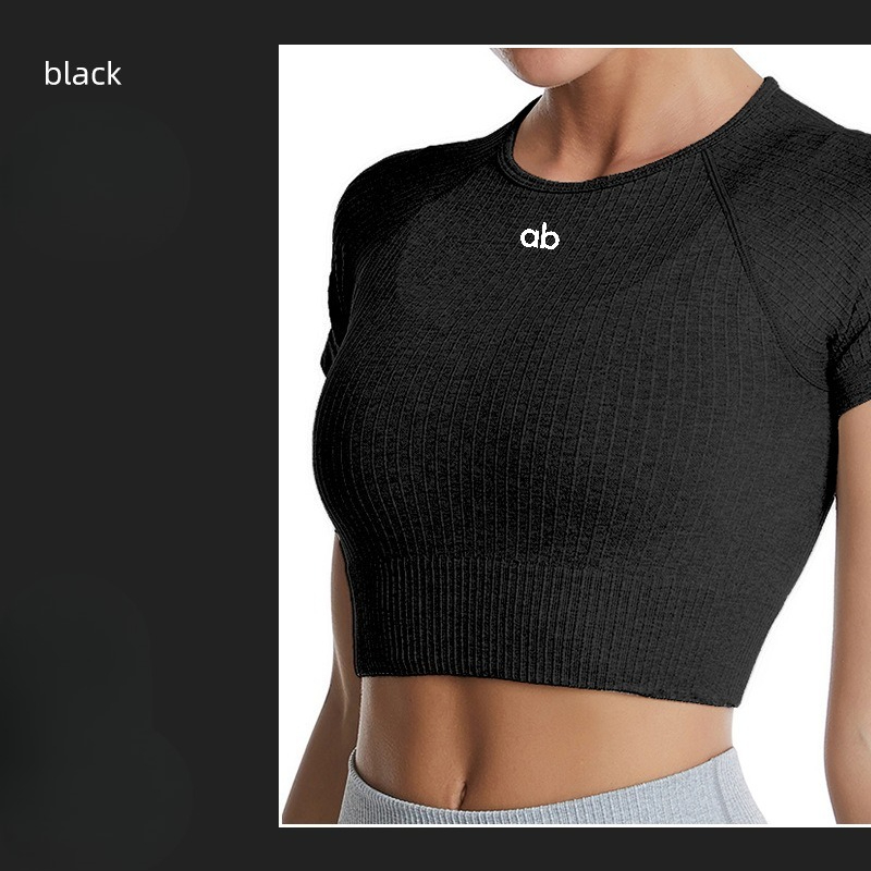 Camiseta Feminina de Manga Cur - Yoga Fitness Top avaliação e preço