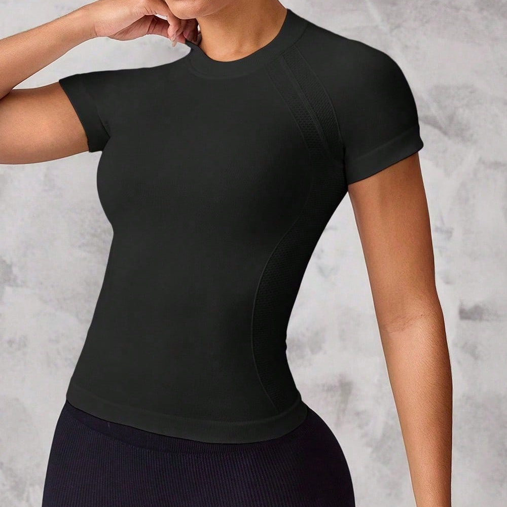 Top esportivo feminino de mang - Yoga Fitness Top avaliação e preço