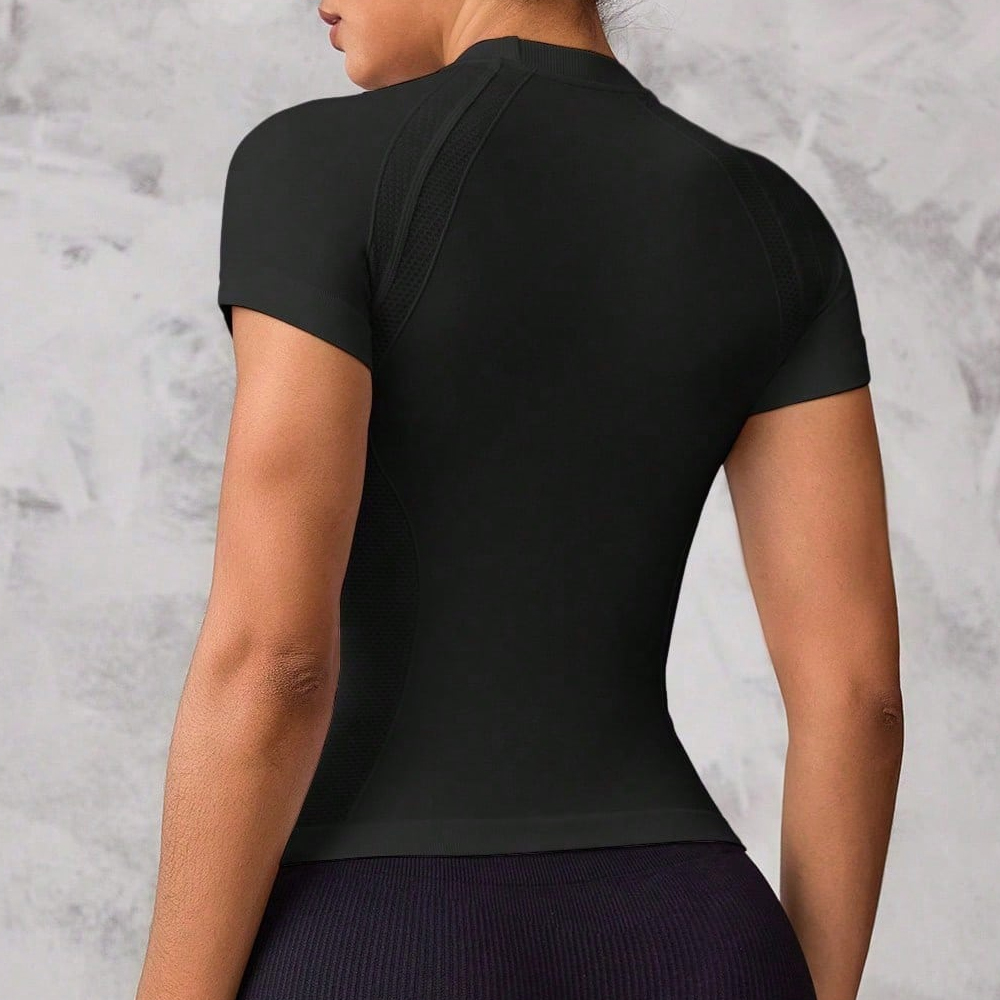 Top esportivo feminino de mang - Yoga Fitness Top avaliação e preço