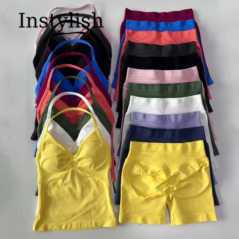 Conjunto de Yoga Sem Costura p - Yoga Fitness Top avaliação e preço