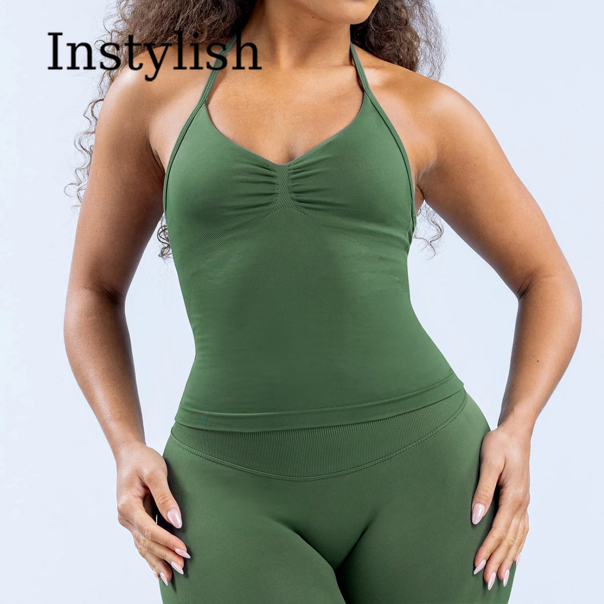 Conjunto de Yoga Sem Costura p - Yoga Fitness Top avaliação e preço