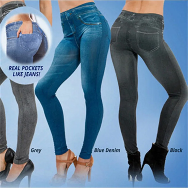 Mulheres jean leggings calças  - Yoga Fitness Sg avaliação e preço