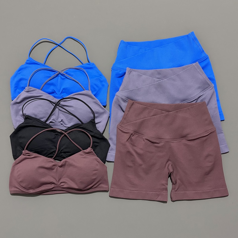 2 peça visão ginásio conjunto  - Yoga Fitness Top avaliação e preço